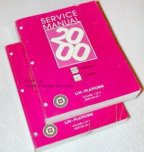2000 Chevrolet Malibu, Olds Cutlass Factory Service Manual Set - Original Shop Repair