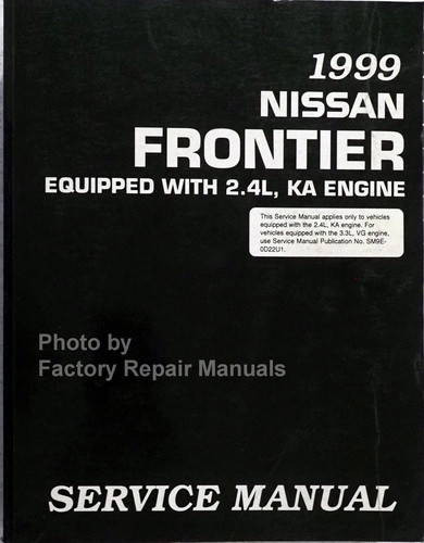 1999 Nissan Frontier 2.4L Service Manual