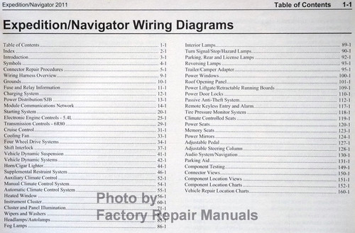 2011 Ford Expedition, Lincoln Navigator Wiring Diagrams Wiring Diagrams