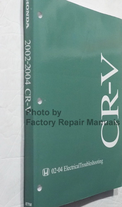 2002-2004 Honda CR-V Electrical Troubleshooting Manual Spine View