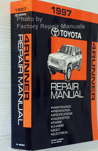 1997 Toyota 4Runner Repair Manual Spine View