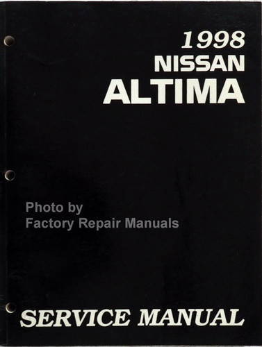 1998 Nissan Altima Service Manual