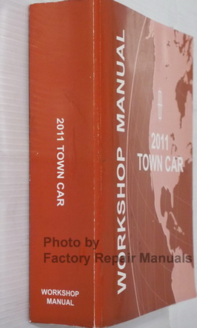 Lincoln 2011 Town Car Workshop Manual Spine View