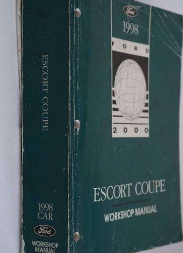 1998 Ford Escort ZX2 Coupe Workshop Manual