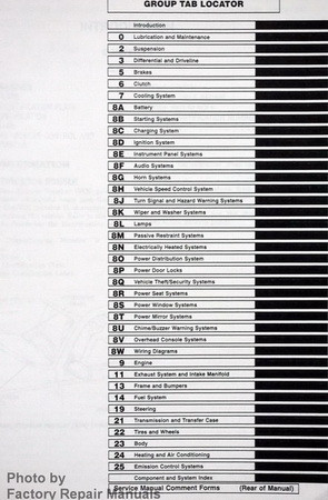 1999 Dodge Ram Truck 1500-3500 Service Manual