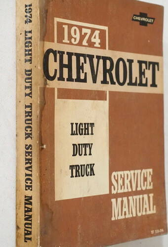 1974 Chevrolet Light Duty Truck Service Manual