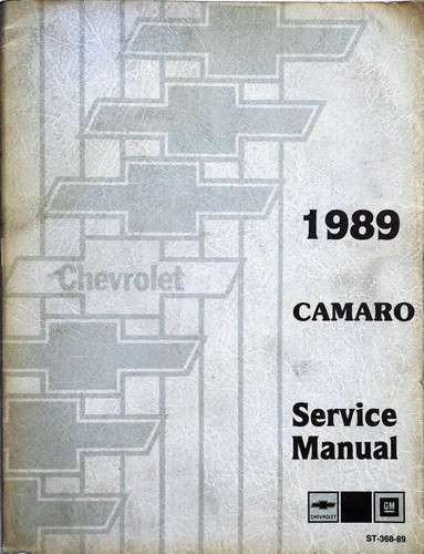 1989 Chevy Camaro Service Manual