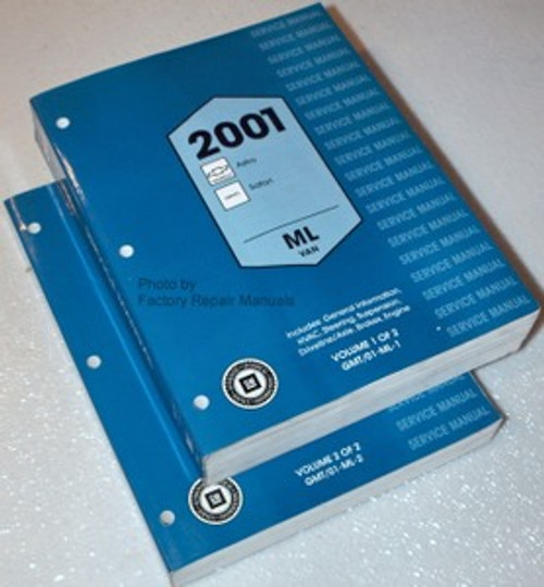 2001 Chevrolet Astro Van GMC Safari Service Manual Volume 1, 2