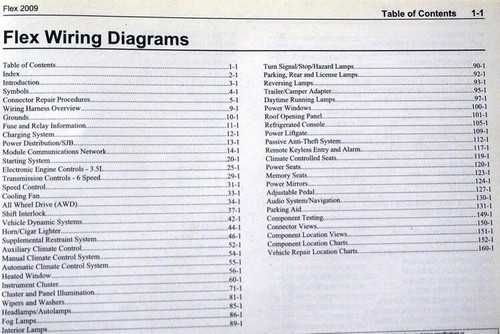2009 Ford Flex Wiring Diagrams