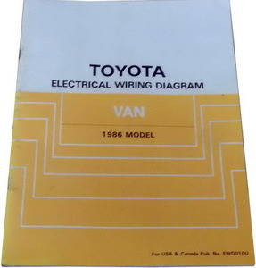 Toyota Electrical Wiring Diagram Van 1986 Model