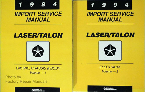 1994 Import Service Manual Laser/Talon