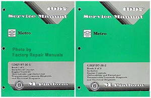 1997 Chevrolet Geo Metro Service Manual Volume 1, 2