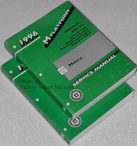 1996 Chevrolet Geo Metro Service Manual Volume 1, 2