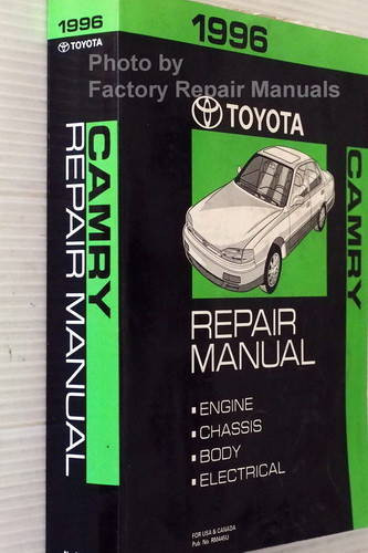 1996 Toyota Camry Repair Manual Spine View