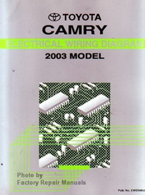 Toyota Camry Electrical Wiring Diagrams 2003 Model