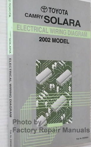 2002 Toyota Camry Solara Electrical Wiring Diagrams