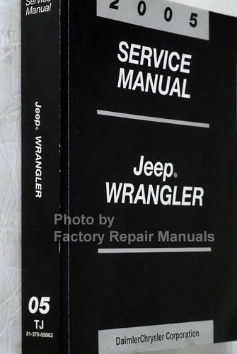 2005 Jeep Wrangler Service Manual 