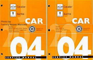 2004 Chevrolet Cavalier Pontiac Sunfire J Car Service Manual