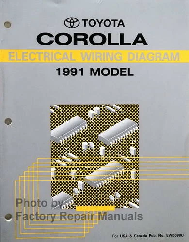 1991 Toyota Corolla Electrical Wiring Diagrams