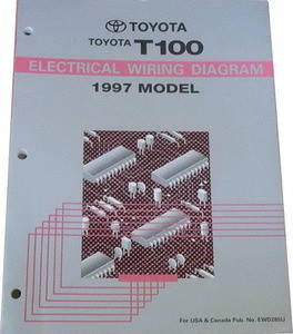 Toyota T100 Electrical Wiring Diagrams 1997 Model