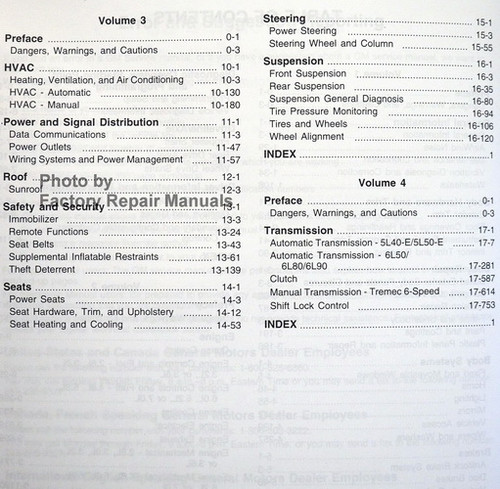 2009 Pontiac G8 Service Manuals Table of Contents 2