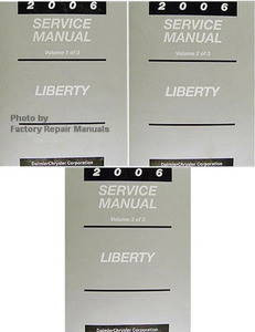 2006 Service Manual Liberty Volume 1, 2, 3