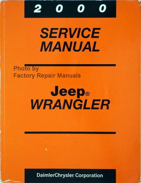 2000 Service Manual Jeep Wrangler