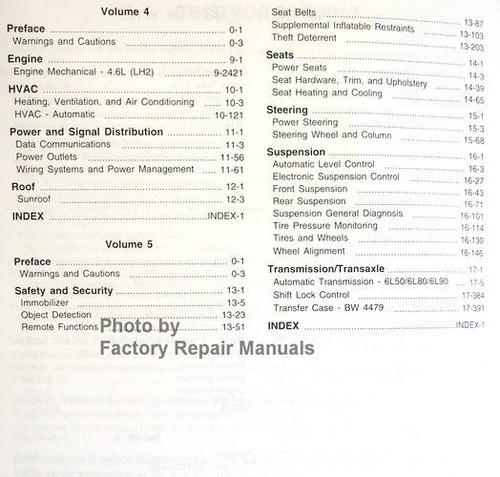 2008 DS/Car Service Manual Cadillac STS/STS-V Table of Contents 1