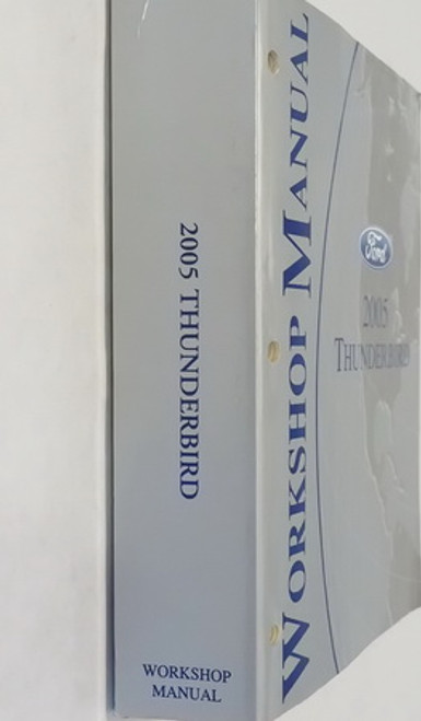 Ford 2005 Thunderbird Workshop Manual Spine View