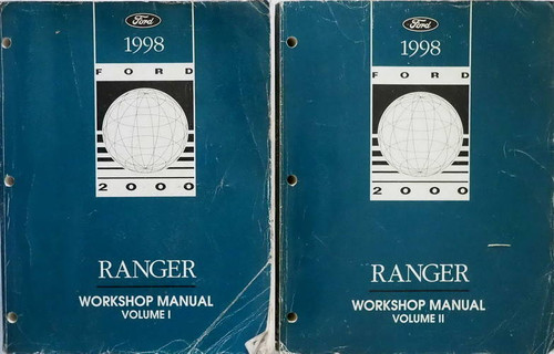1998 Ford Ranger Service Manual Volume 1 and 2