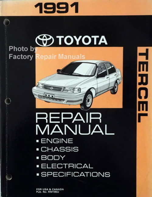 1991 Toyota Tercel Repair Manual
