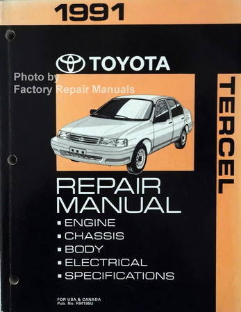 1991 Toyota Tercel Repair Manual