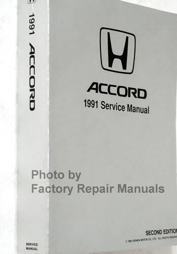 1991 Honda Accord Service Manual