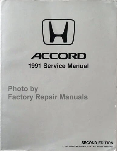 1991 Honda Accord Service Manual