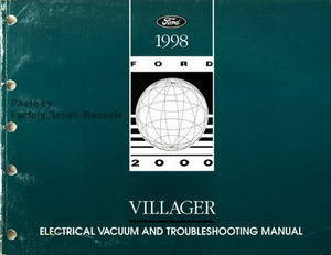 1998 Mercury Villager Electrical & Vacuum Troubleshooting Manual