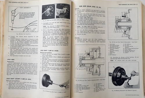 1971 Chevy Pickup Truck Suburban Blazer & Van Service Manual