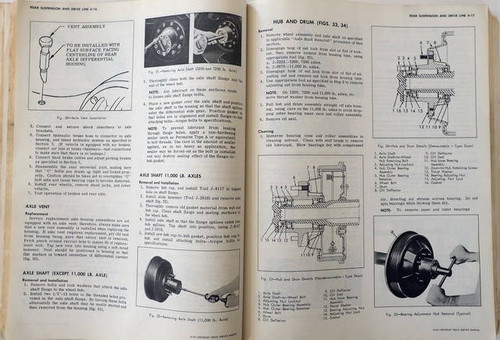 1971 Chevy Pickup Truck Suburban Blazer & Van Service Manual