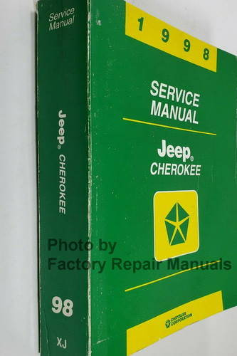 1998 Jeep Cherokee Service Manual Spine View