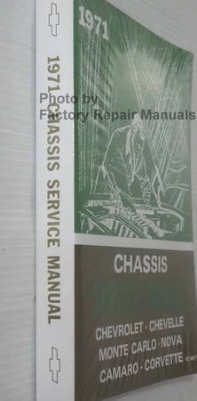 1971 Chevrolet Chassis Service Manual Chevelle Monte Carlo Nova Camaro Corvette