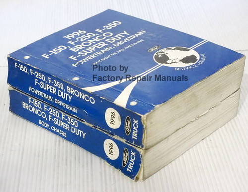 1996 F-150 F-250 F-350 Bronco F-Super Duty Service Manuals Corner View