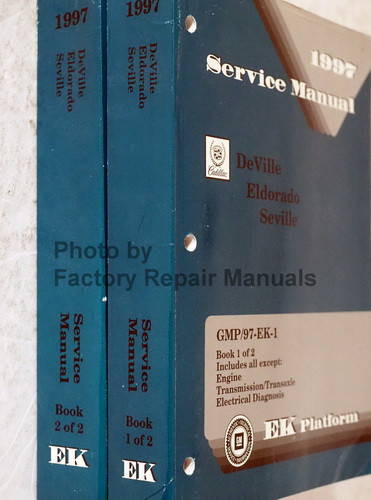 1997 Cadillac Deville Eldorado Seville Service Manual Volume 1, 2