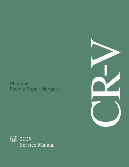 Honda 2005 CR-V Service Manual