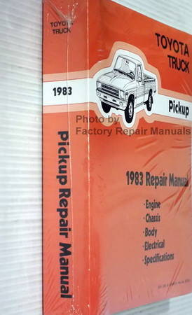 Toyota Truck Pickup 1983 Repair Manual Spine View
