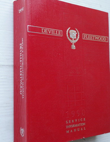 1990 Cadillac Deville and Fleetwood Service Manual