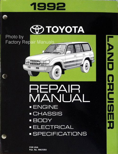 1992 Toyota Land Cruiser Repair Manual