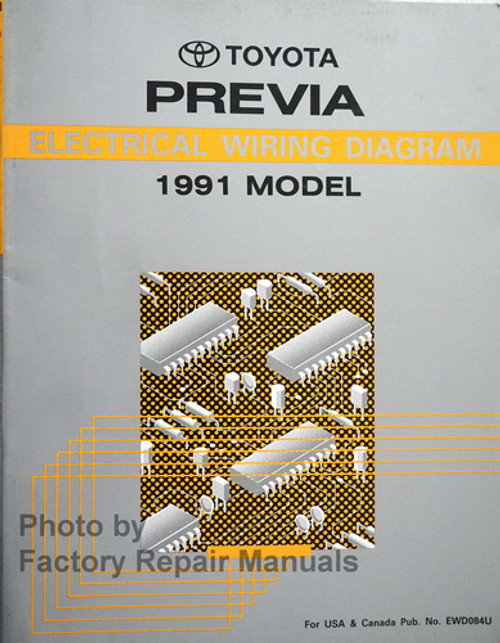 1991 Toyota Previa Electrical Wiring Diagrams