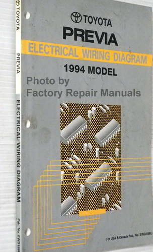 1994 Toyota Previa Electrical Wiring Diagrams