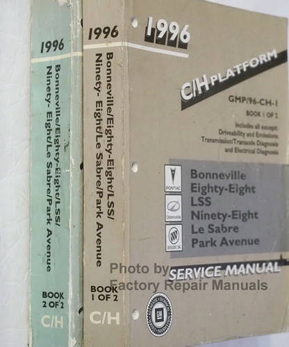 1996 Bonneville, Park Avenue, Le Sabre, 88, 98 Regency Factory Service Manuals