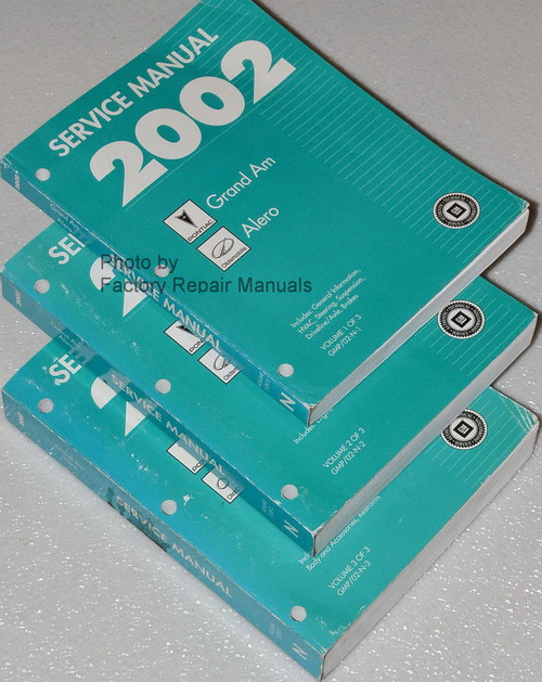 2002 Pontiac Grand Am & Oldsmobile Alero Factory Service Manuals