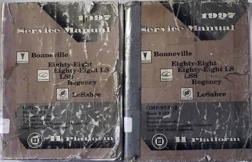 1997 GM Bonneville, LeSabre, 88, 98 Regency Factory Service Manual Volume 1 & 2
